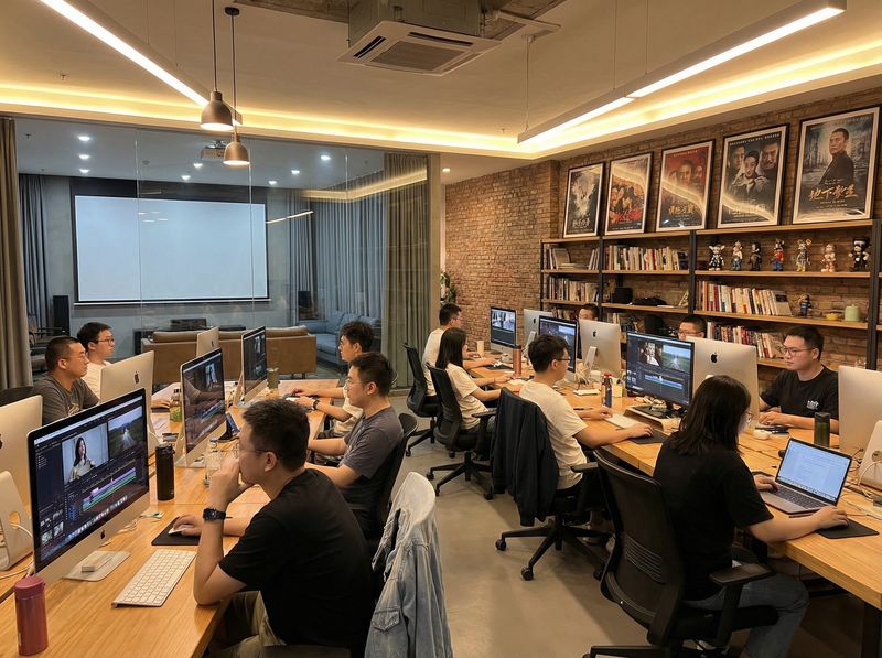 动漫之家影视传媒公司办公环境
